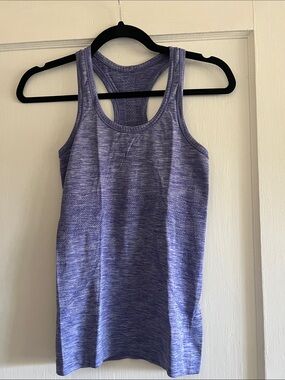 lululemon athletica Heathered Lavender Racerback Tank